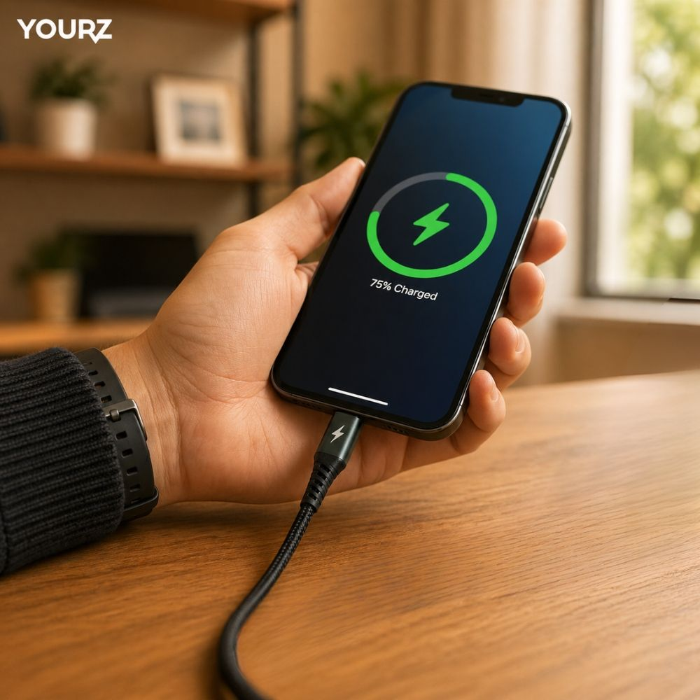 Premium 3 In 1 Universal Fast Charging Data Cable With Multi Connector