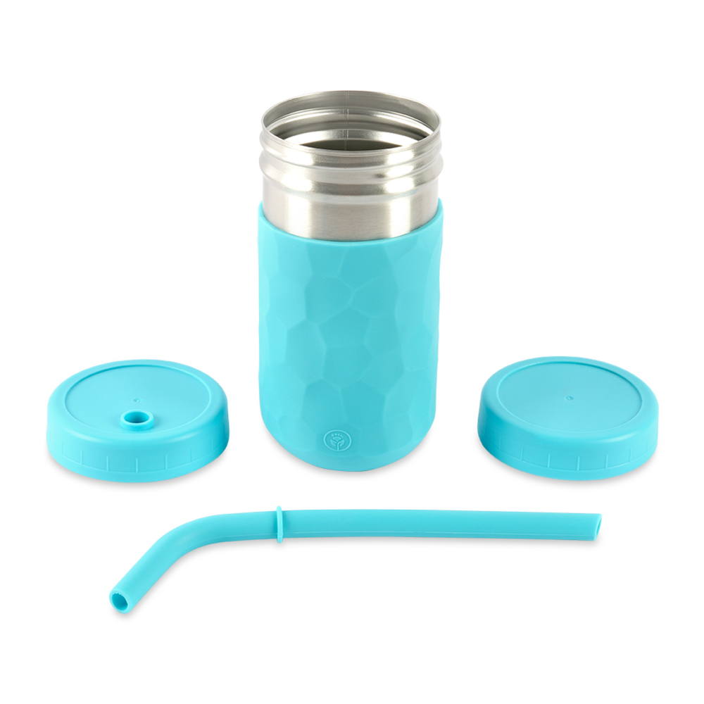 Stainless Steel Drinking Cup – Healthy Straw Design (14CM x 7CM)