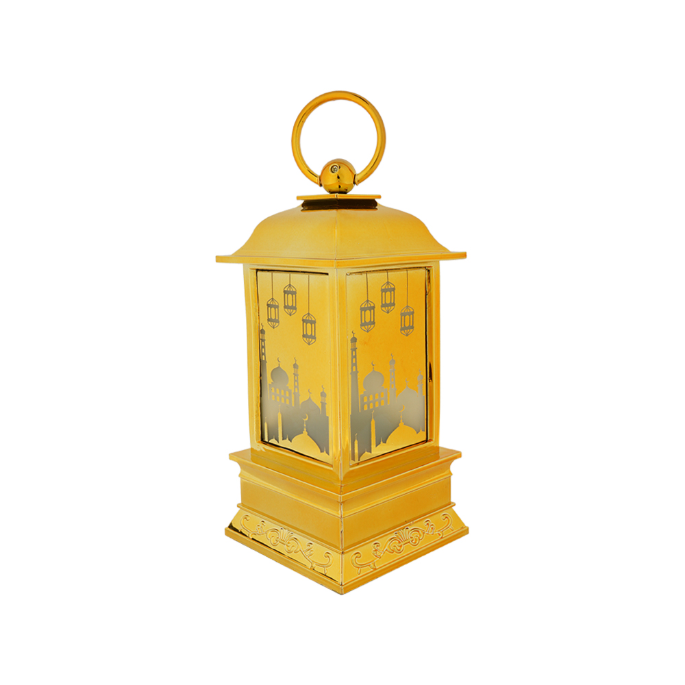 Ramadan Premium Golden Lantern Light – Size 24 CM