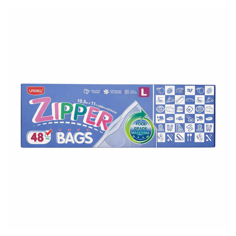 Uniku Slider Zipper Bags for Fruit & Veg