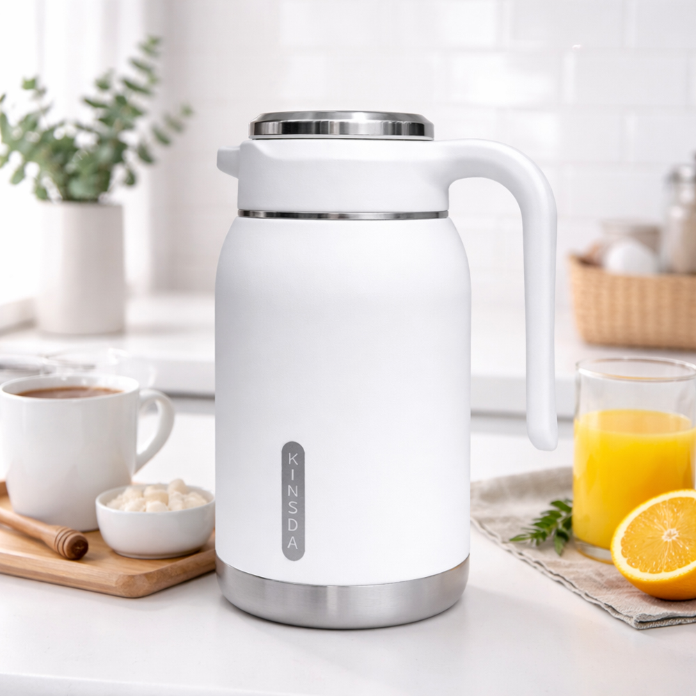 Kinsda Modern Arabic Carafe – Thermal Coffee & Tea Flask