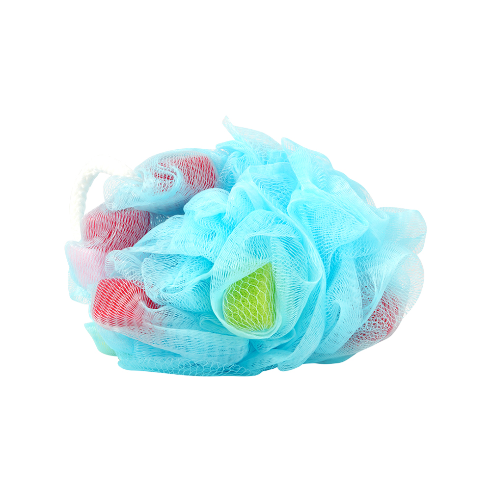 XL Loofah Bath Sponge - Extra Foaming (Green-Blue)