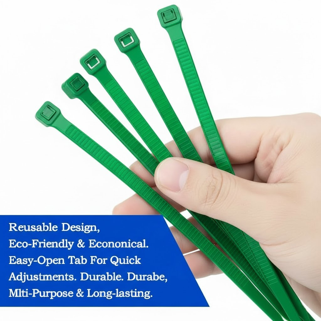 Premium Heavy-Duty Cable Ties – Multi-Purpose Durable Zip Ties for Home & Office