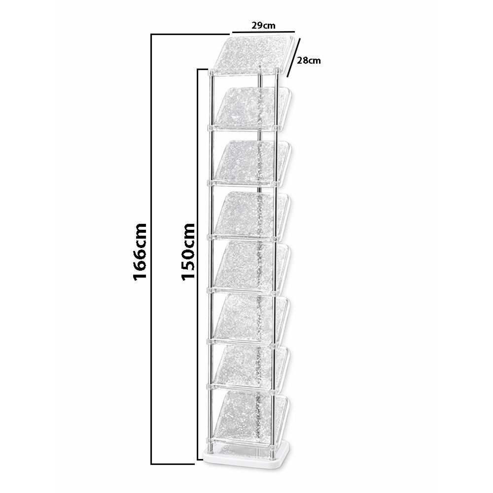 Multi  Layer Metal Shoe Rack Organizer For Home Entryway  Large Storage Shoe Stand (165Cm × 150Cm × 28Cm × 26Cm)