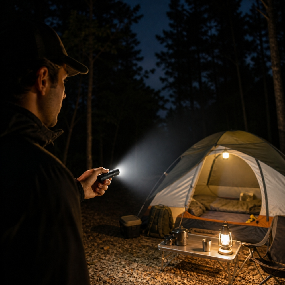 Multi Function Small Rechargeable Flashlight