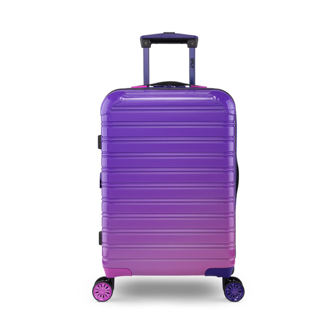 IFly 28-Inch Extra Spacious Luggage – Ultra-Durable Hard-shell Trolley for Effortless Travel – Purple / Violet Extra-Large Check-In Travel Luggage