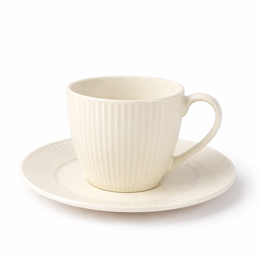 Luxury 12 PCS Ceramic Cup & Saucer Set – Elegant Tea & Coffee Serving Set