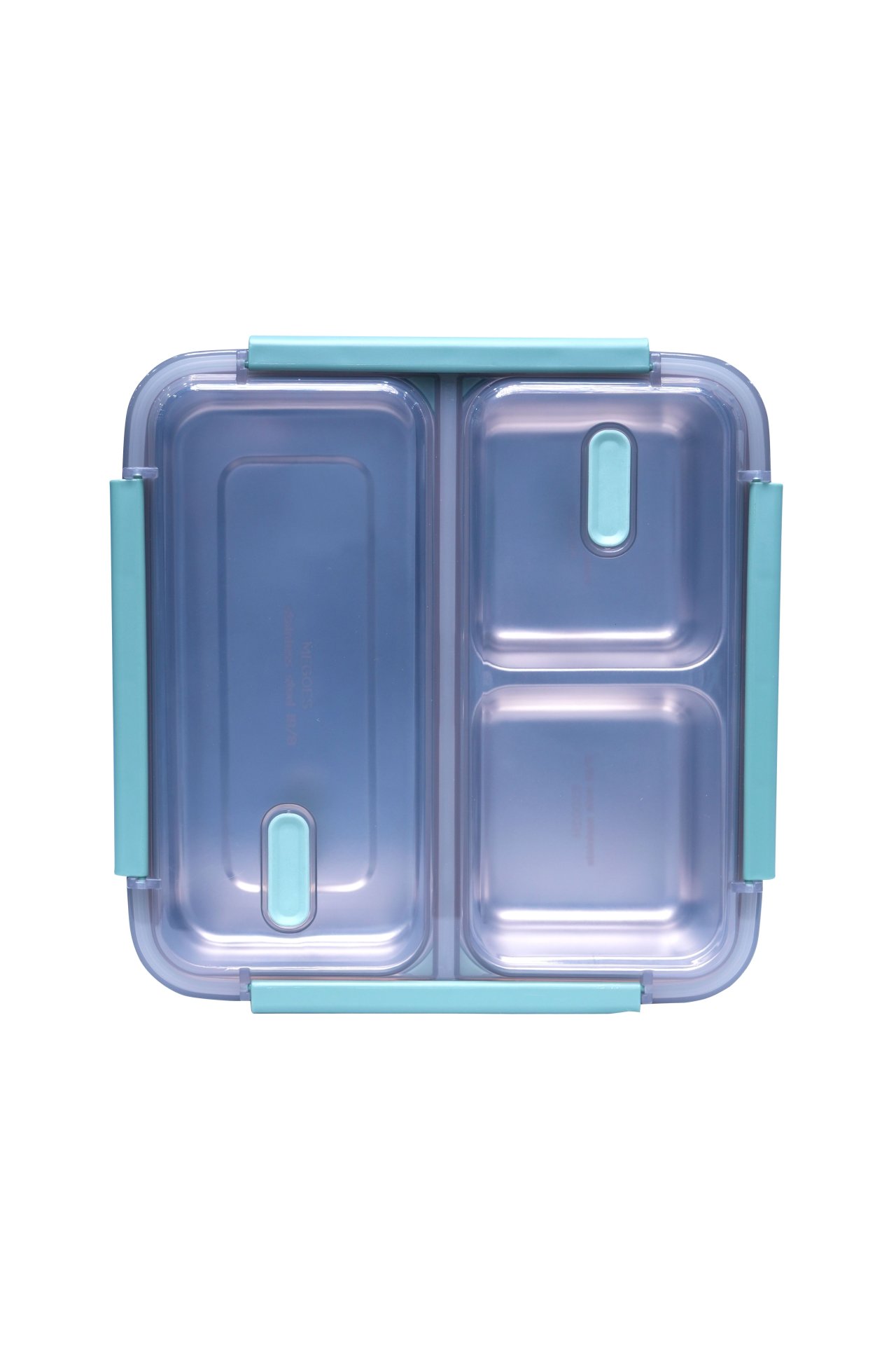 950ml Leak-Proof 3-Compartment Lunch Box - Mint Green
