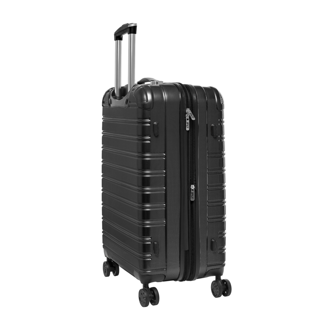 IFly 20-Inch Hard Shell Cabin Trolley Suitcase – Jet Black Carry-On Travel Luggage