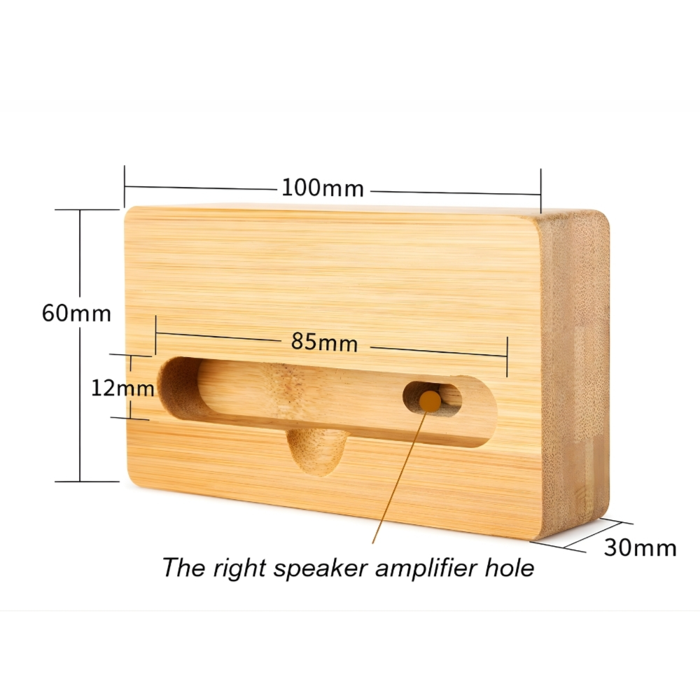 Wooden Desktop Organizer: Smartphone Stand | Mobile Phone Holder | Mobile Accessories
