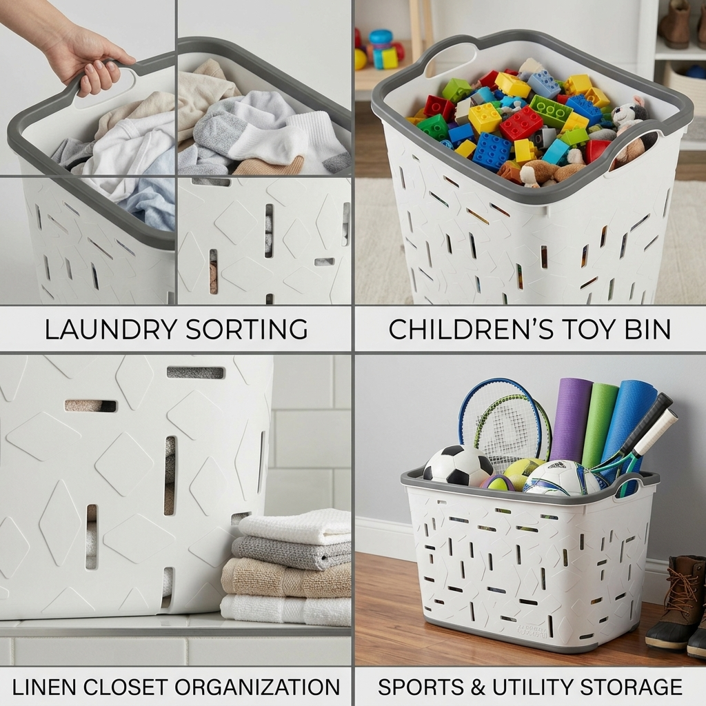 VERSATILE HOME STORAGE AND LAUNDRY BASKET