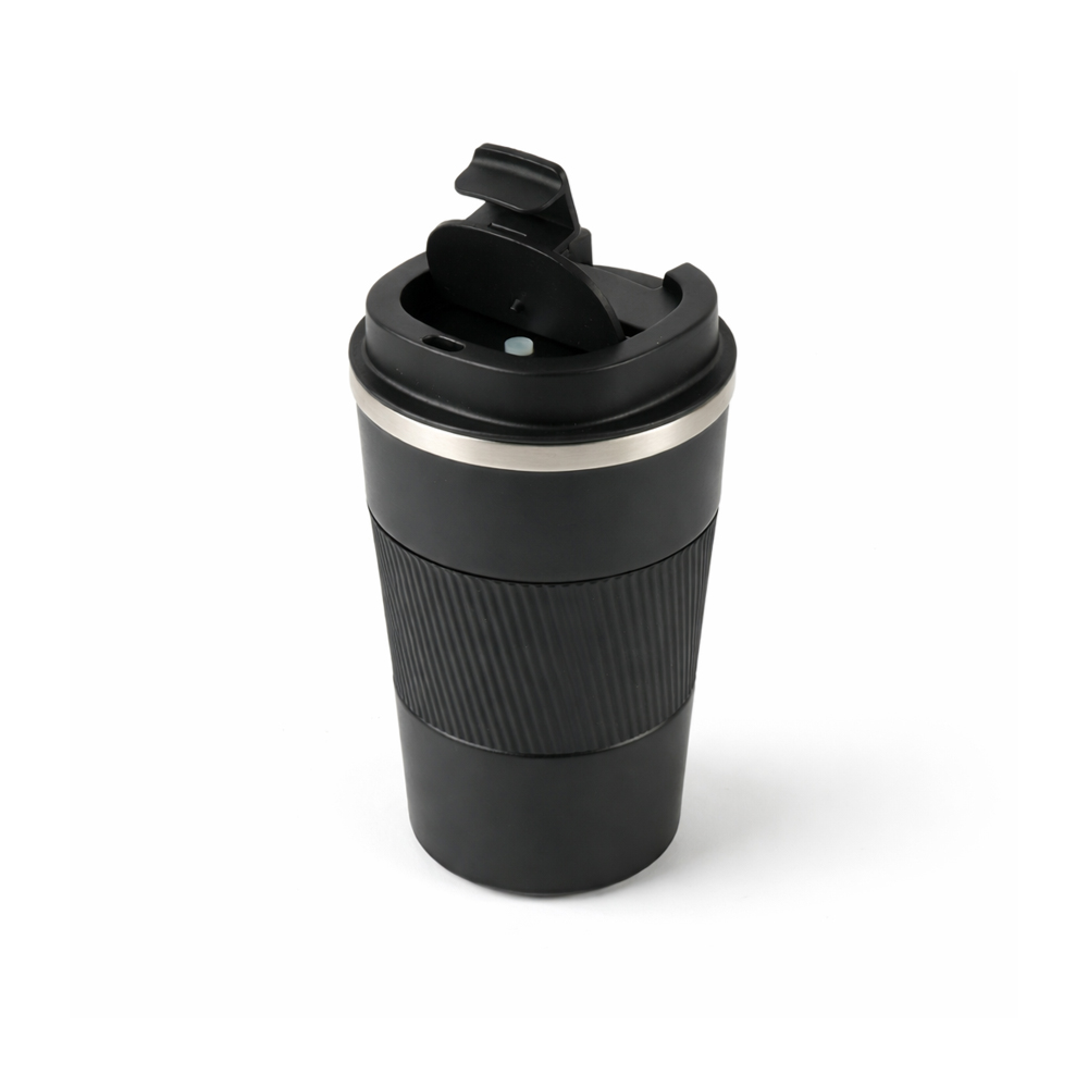 Premium Stainless Steel Vacuum Insulated Travel Cup – 14.5cm Leakproof Coffee Mug with Lid for Hot & Cold Drinks