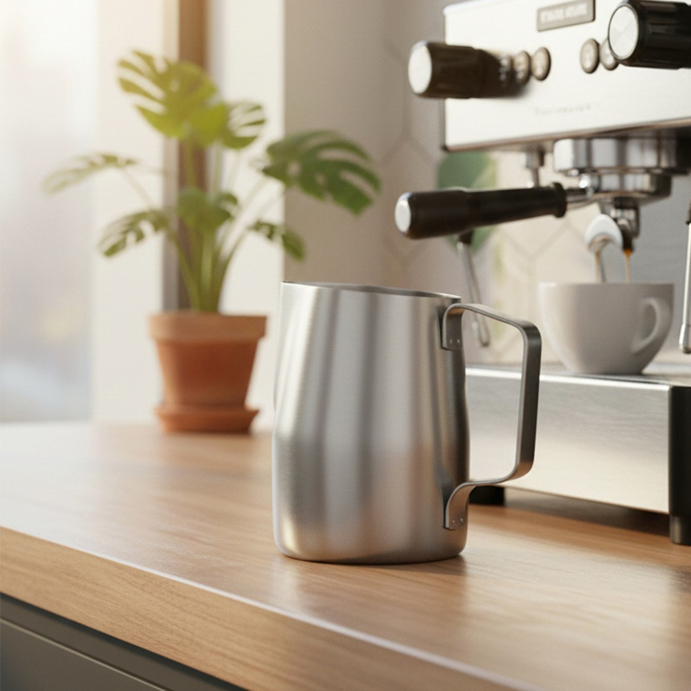 Stainless Steel Milk Frothing Pitcher - Coffee Art Jug
