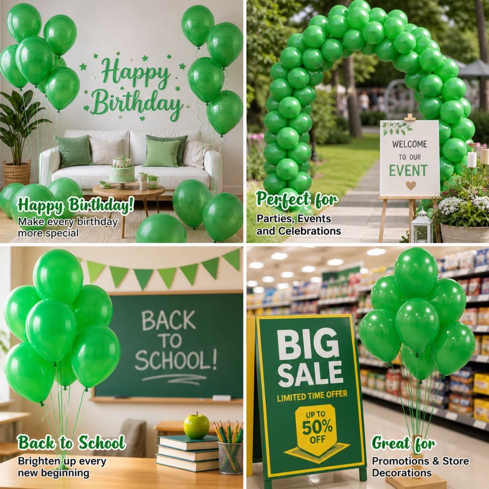 Professional Natural Rubber Latex Balloons – Eco-Friendly Event Decorations (10Cm)