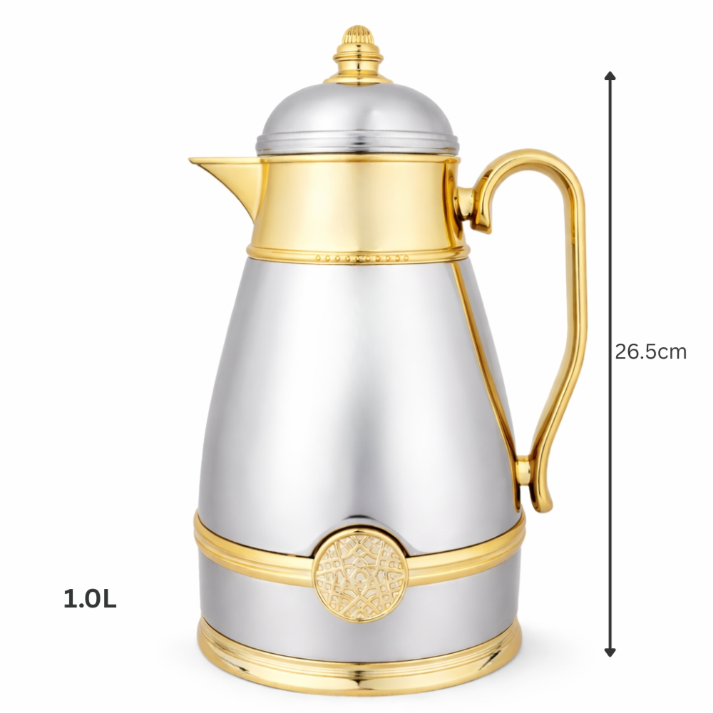Premium Insulated Vacuum Flask (1L) – Hot & Cold (23cm)