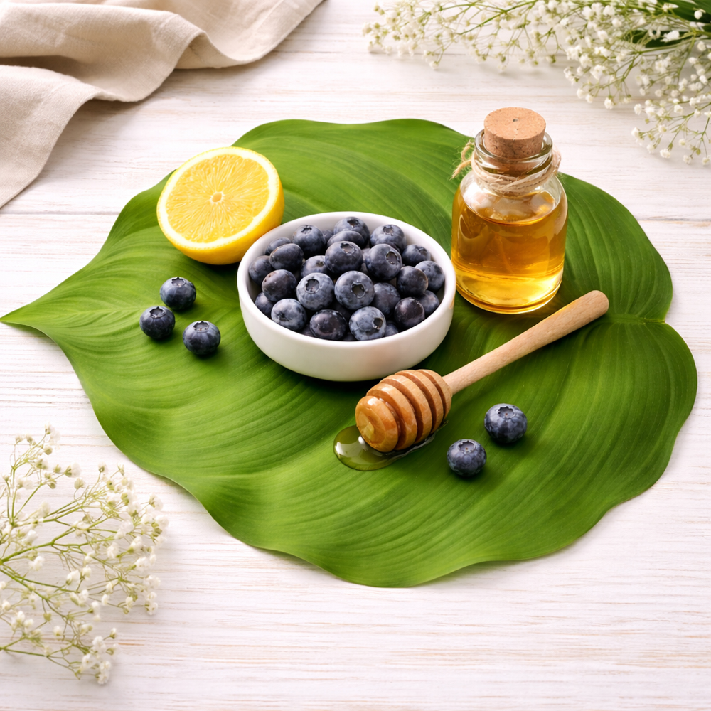 Premium Leaf Shape Table Mat 46cm x 40cm – Green Decorative Dining Placemat for Home & Kitchen