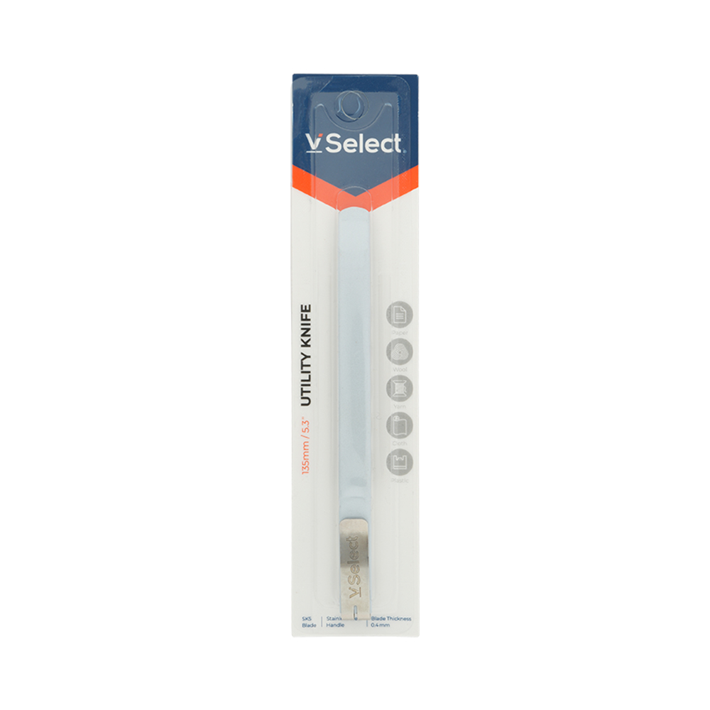 VSELECT Anti-Cutter Safety Utility Knife – Compact Sharp & Secure Cutting Tool for Home, Office & Packaging (14CM)