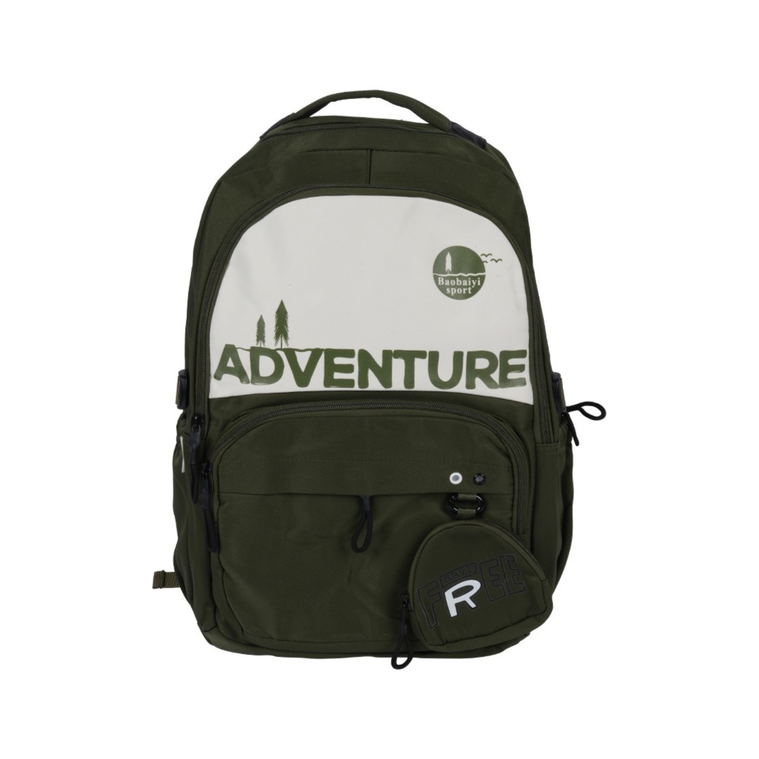 Anti- Premium Tech Adventure Backpack – 44cm Large Multi-Pocket Laptop Bag (Water-Resistant)