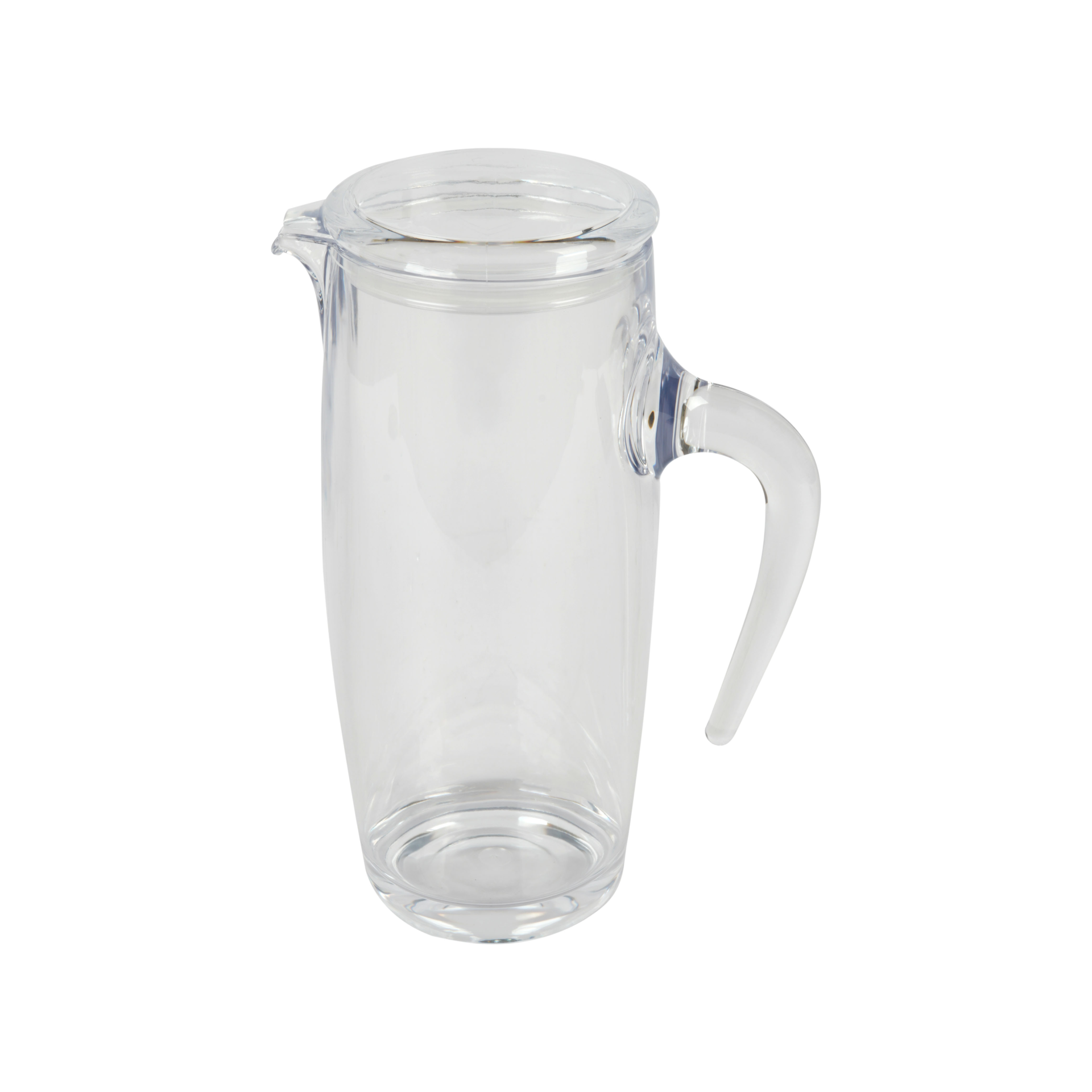 Water Dispenser Jug with Handle & Lid (Transparent)