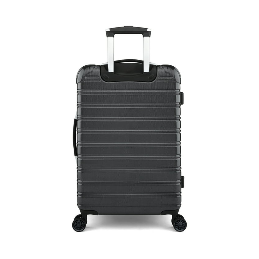 Hard Shell Trolley Suitcase – Black | Extra Large Check-In Travel Luggage